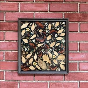 Floral Leaf Wall Art Decor